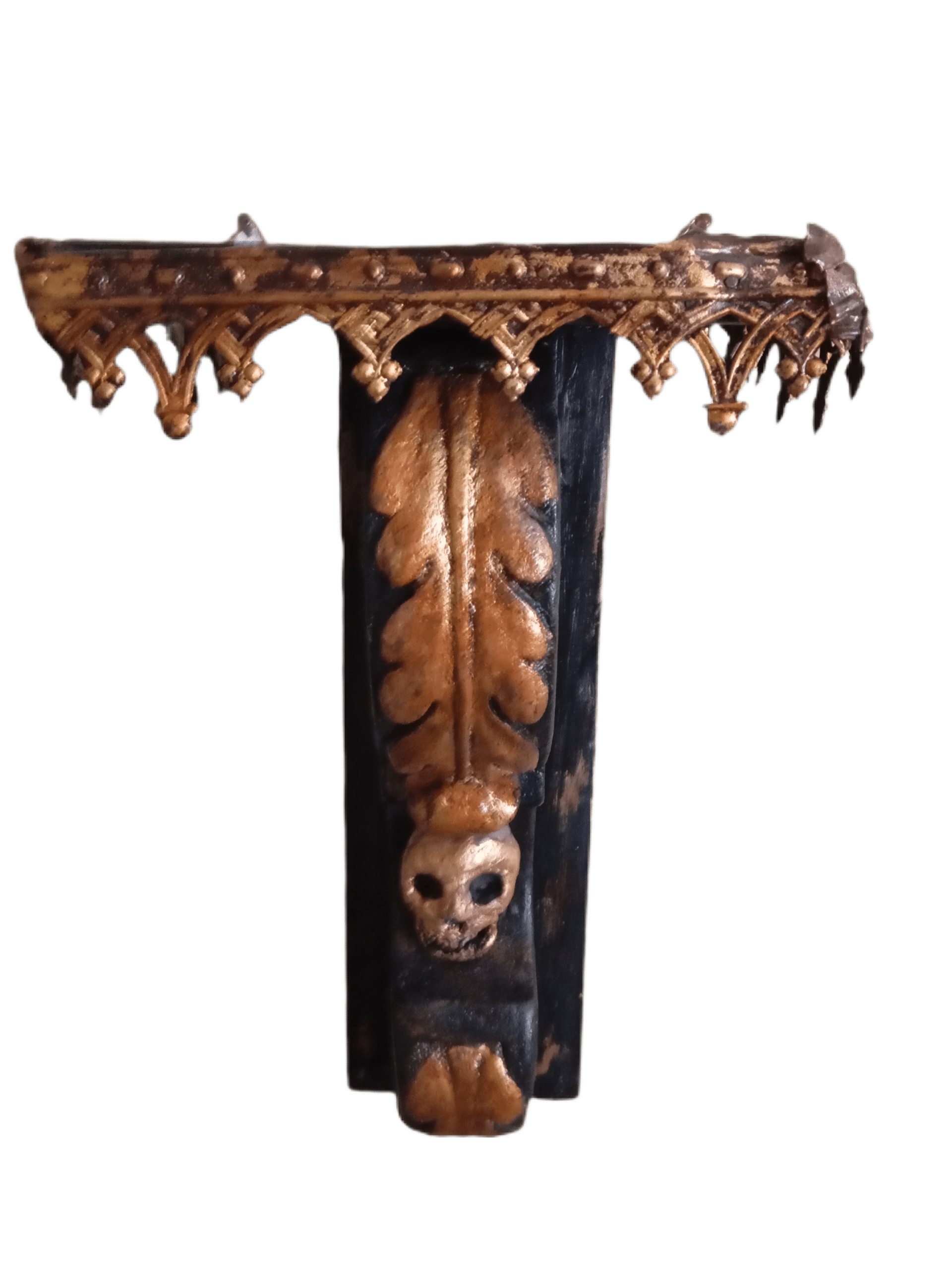 Gothic Shelf with Skull
